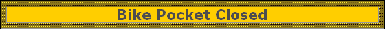 Bike Pocket Closed