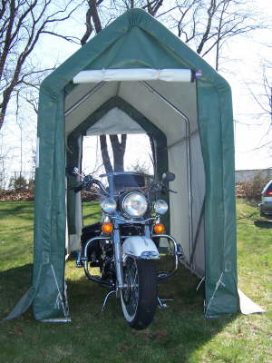 HEAVY DUTY Motorradgarage 1,5m x 3m x 2,5m