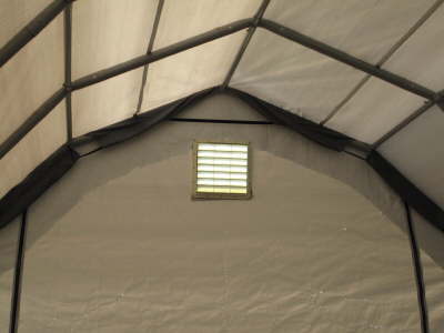 Im Barnstyle innen, mit Lftungsgitter