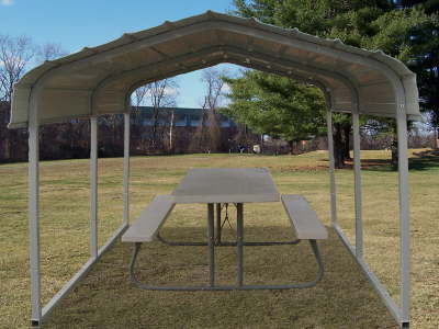 Stahl Port 3,7m x 6m x 2,4m